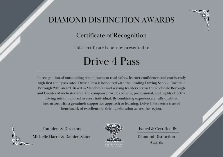 Drive 4 Pass Certificate